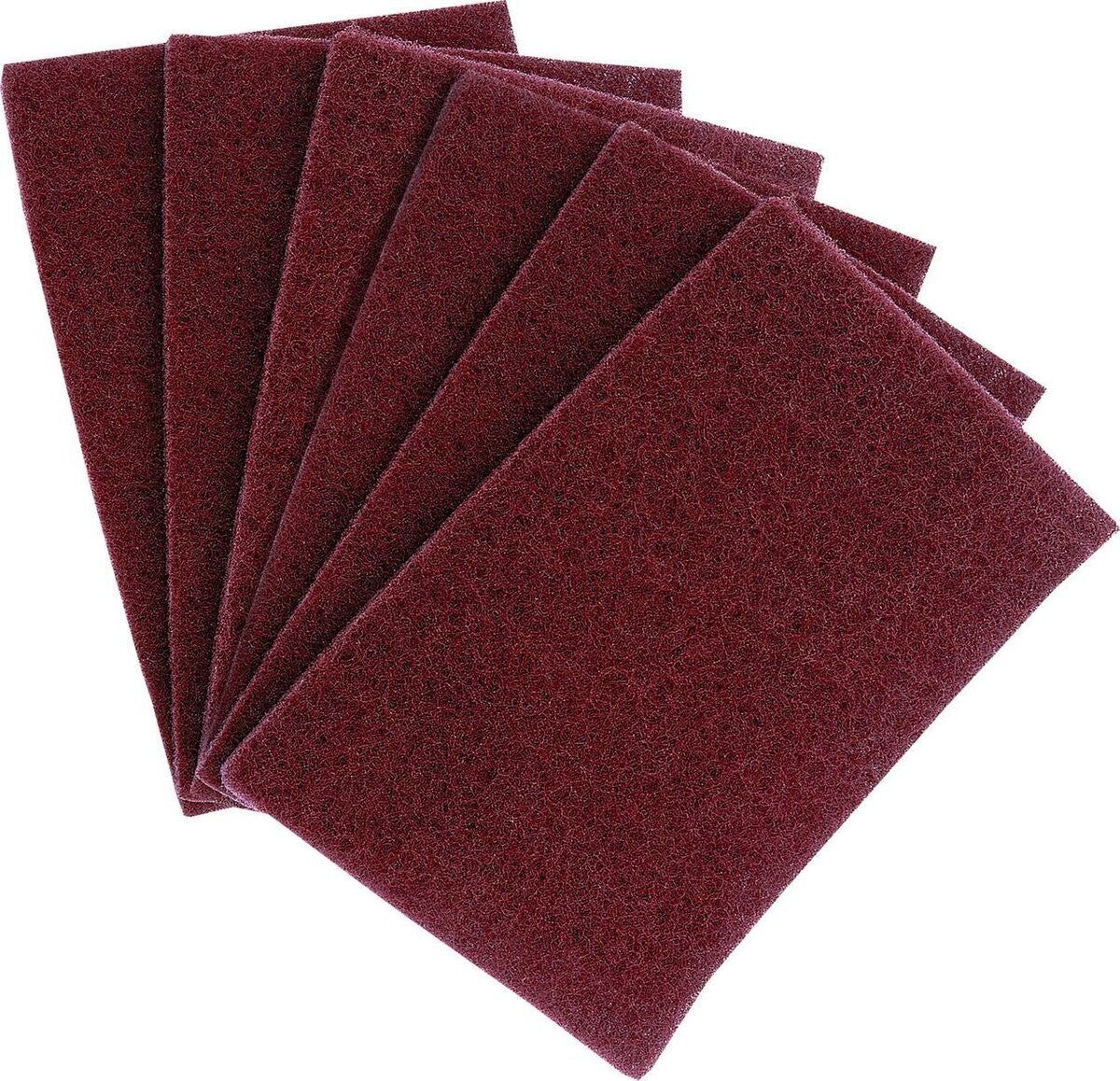 MAUS schuurlapjes maroon 10 stuks - Professionele schuurpads middelgrof 225x150mm schuurvlies