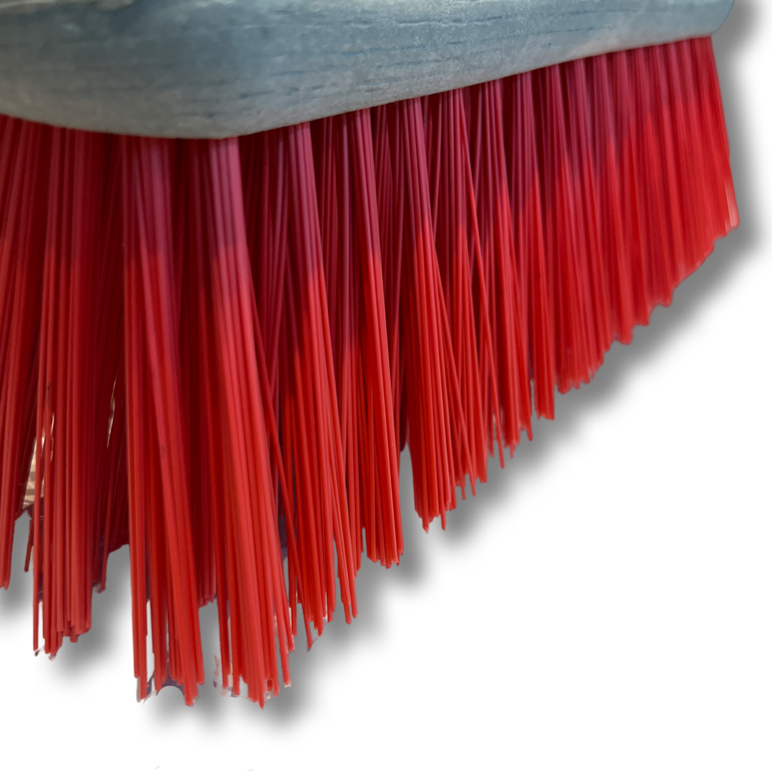 MAUS bezem buiten 40cm - straatbezem met steel 150cm - recycled PET - made in EU - robuuste bezem