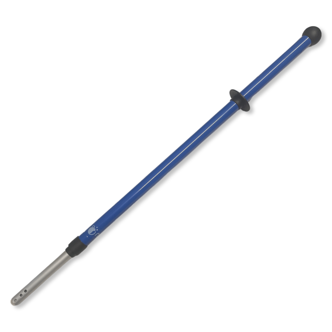 MAUS telescopische mopsteel met ergonomische knop 95-160cm.