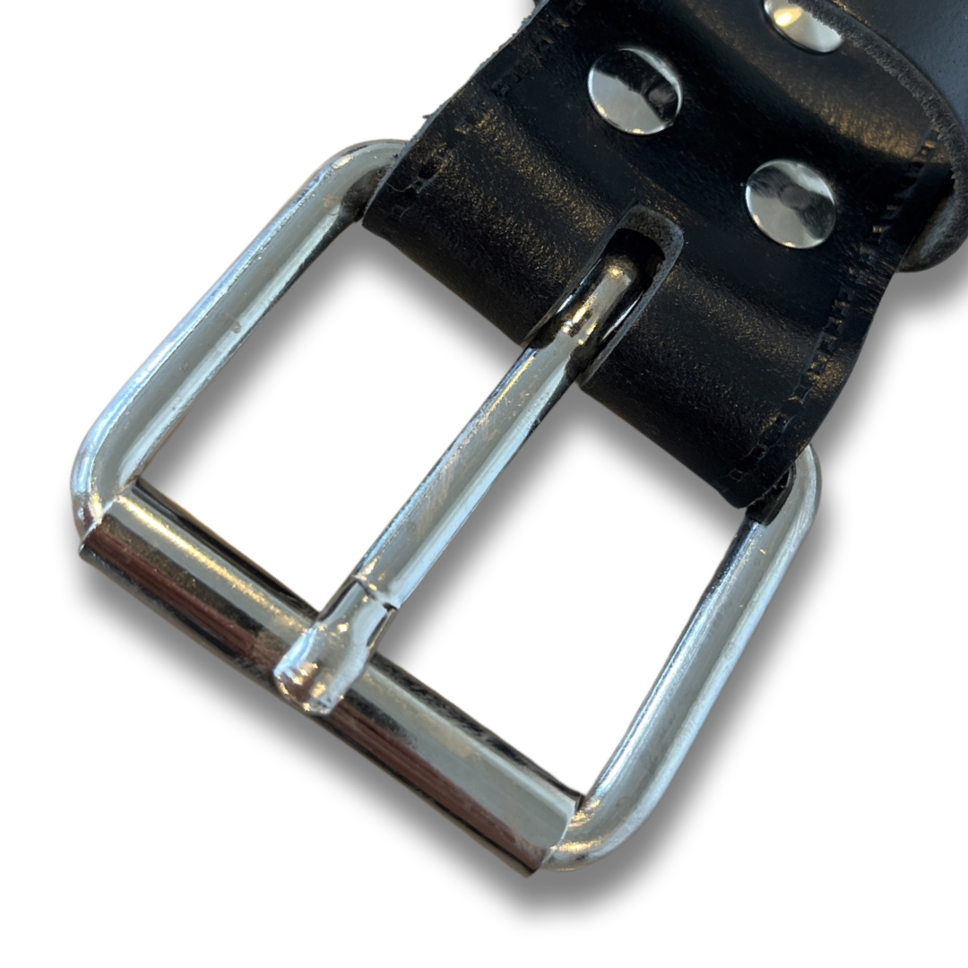 MAUS Classic - glazenwassersriem leder - werkriem heupomtrek 77-117cm. - koppelriem professional