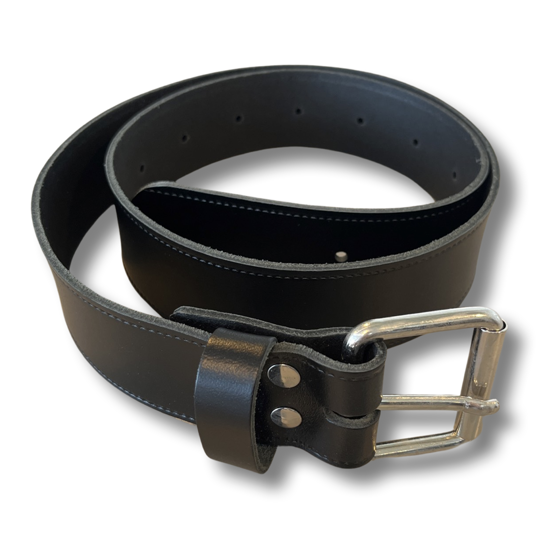 MAUS Classic - glazenwassersriem leder - werkriem heupomtrek 77-117cm. - koppelriem professional