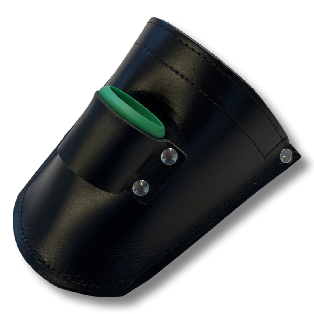 MAUS Classic - glazenwasser zeemtas leder met bus - tas voor spons professional