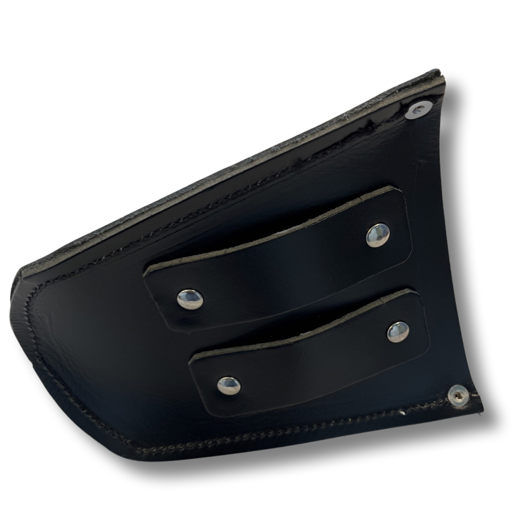 MAUS Classic - glazenwasser zeemtas leder met bus - tas voor spons professional