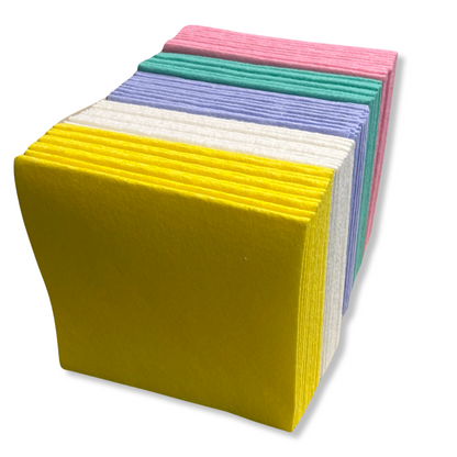 MAUS 50-pack floor cloths. 5 colour mix