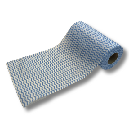 MAUS 12 x 50 household wipes on a roll - 600 cleaning wipes - blue