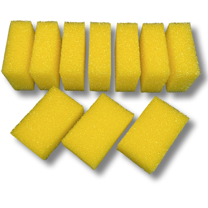 MAUS 10 éponges anti-insectes pour voiture - 11x7x4cm. - nettoyage sans rayures