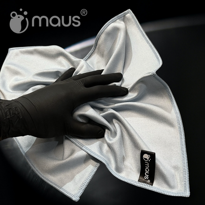MAUS chiffon microfibre verre inox vert 10 pièces - 40x40cm