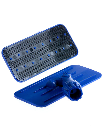 MAUS doodlebug set complete - 15 pads 5x white red blue with handle and holder for edge cleaning
