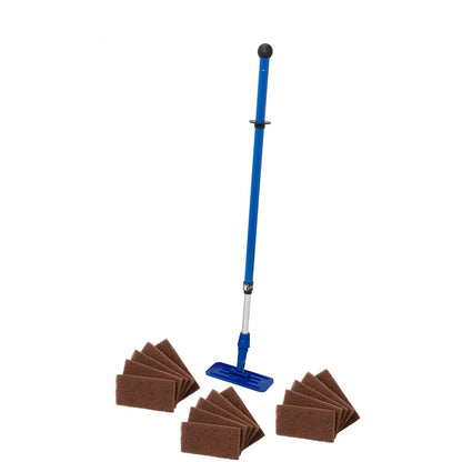MAUS doodlebug brown set complete - 15 brown pads with handle and holder for edge cleaning