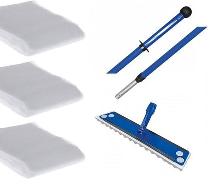 MAUS dust mop set impregnated professional - complete set including 300 dust mop cloths