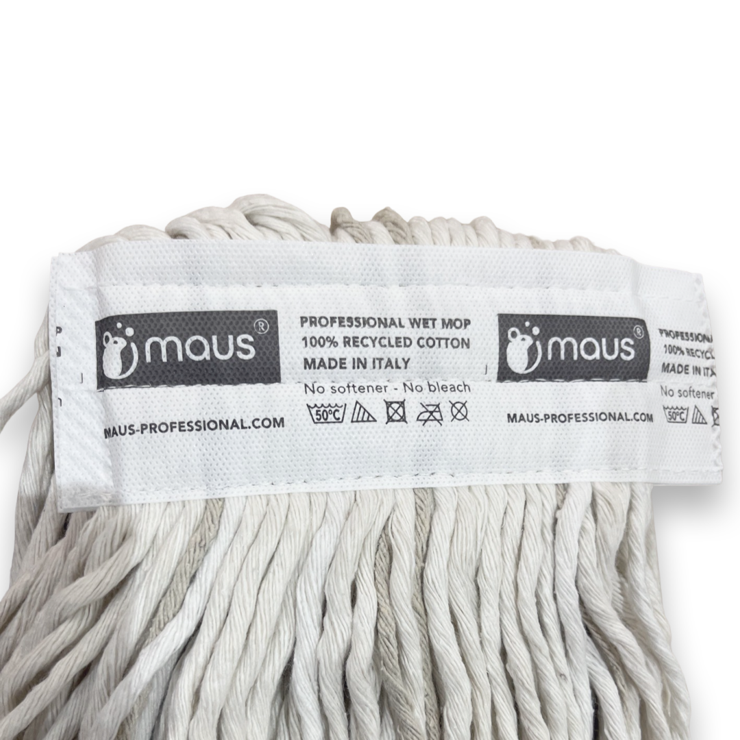 MAUS mop met band 400 gram - dweil gerecycled katoen