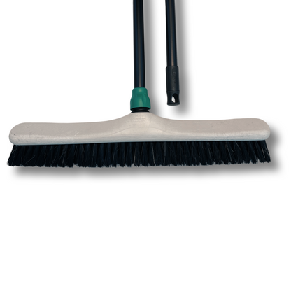 MAUS indoor broom 50cm - soft horsehair soft broom with 150cm handle - recycled - made in EU - very robust