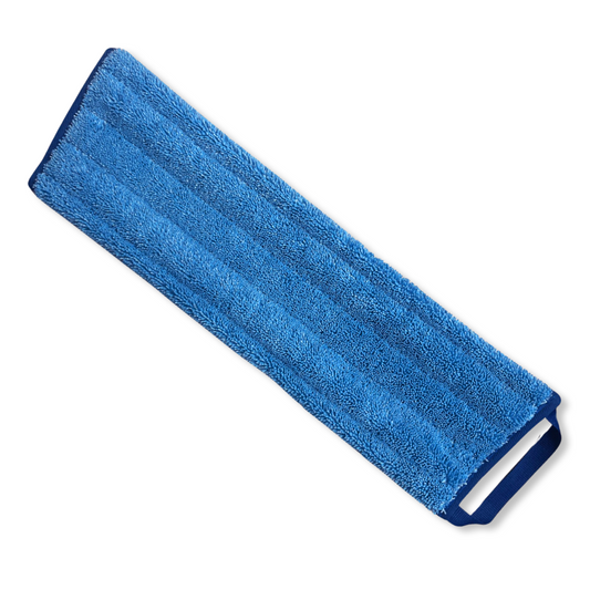 MAUS vlakmop velcro dweil 45 cm microvezel blauw