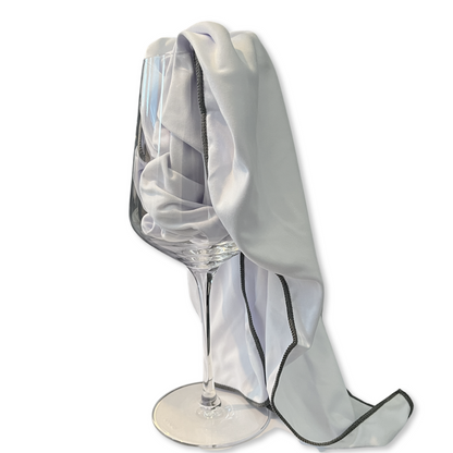 MAUS microfibre polishing cloth 5-pack. Glass cloth white 45 x 70 cm