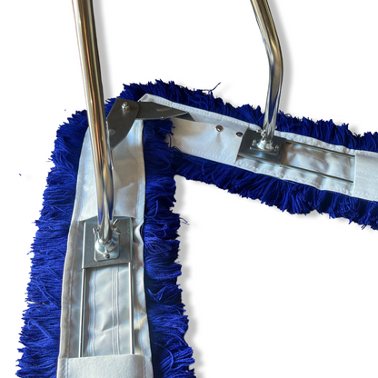 MAUS scissor sweeper with handle and 2x 100 cm covers - adjustable sweeper
