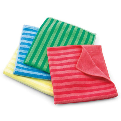 MAUS scrub microfibre cloths 10-pack red
