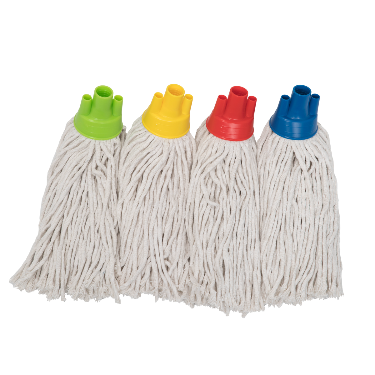 MAUS spaanse mop katoen - vervangingsmop kleur blauw, rood, groen, geel