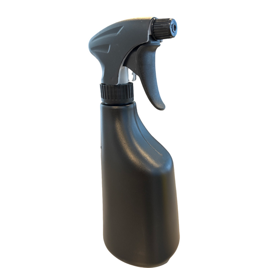 Zwarte MAUS sprayflacon van 600 ml met schaalverdeling