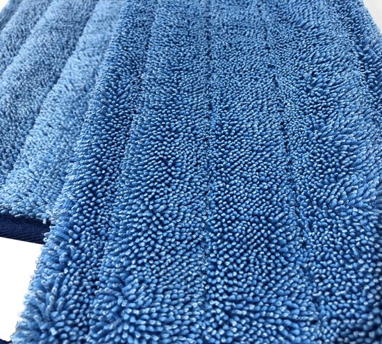 MAUS microvezel vlakmop 45 cm blauw, voordeelverpakking 50 stuks