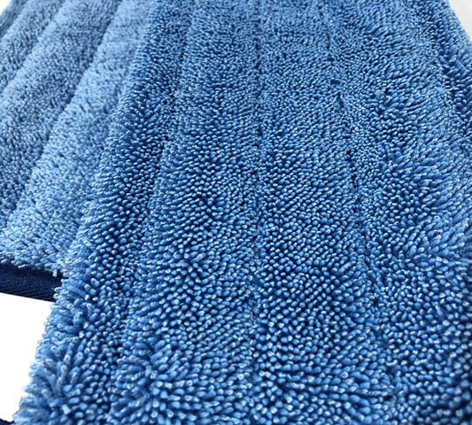 MAUS microvezel vlakmop 45 cm blauw, voordeelverpakking 50 stuks