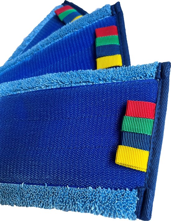 MAUS microvezel vlakmop 45 cm blauw – afbeelding 4