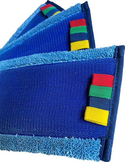 MAUS microvezel vlakmop 45 cm blauw – afbeelding 4
