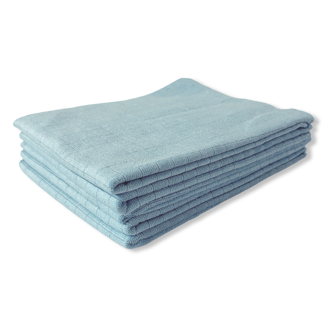 MAUS Serpillière en microfibre lot de 5 - 50x60 cm bleu
